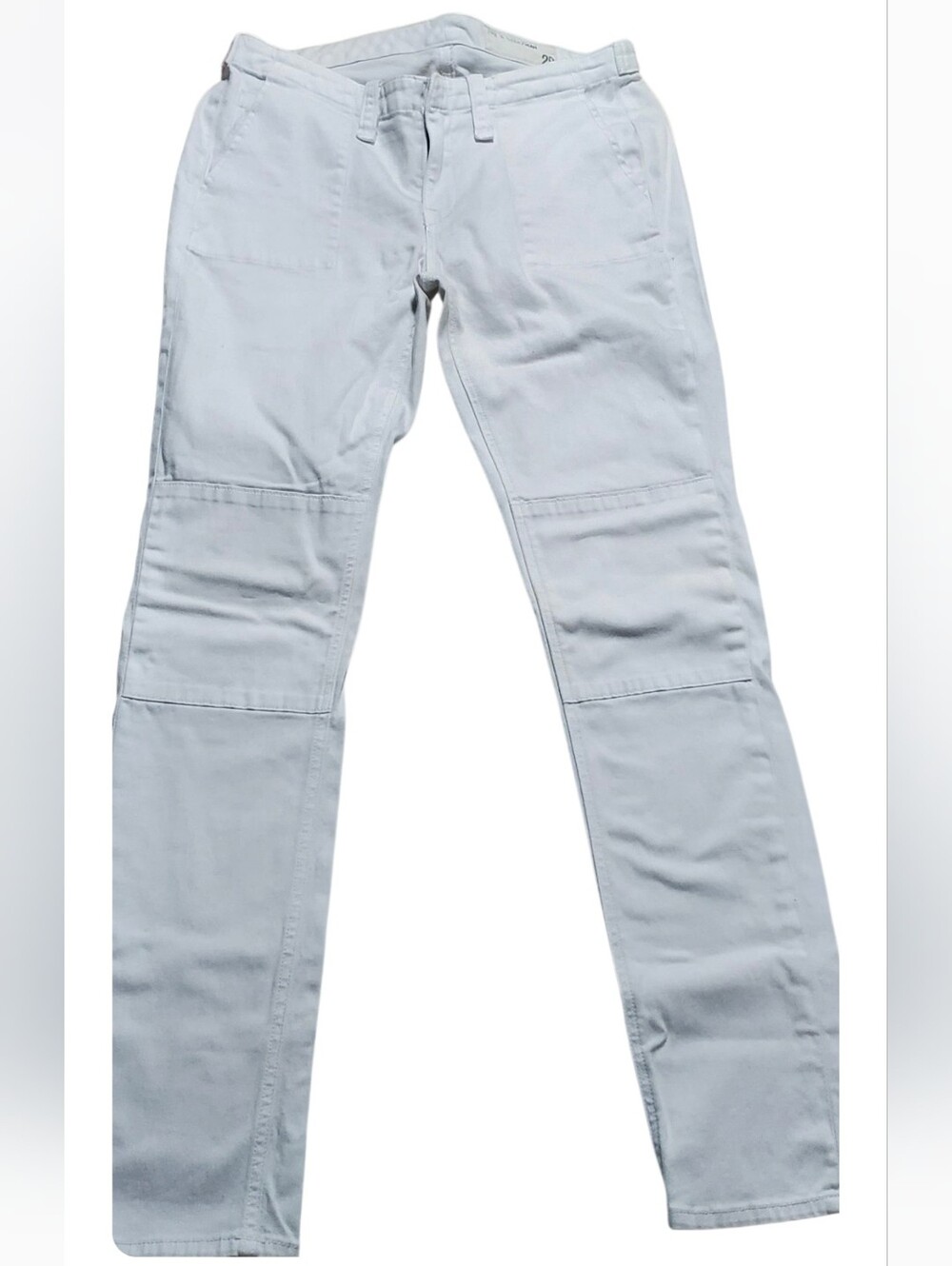 Rag & Bone Bright White Bowery 2 Utility Skinny Jeans Size 29